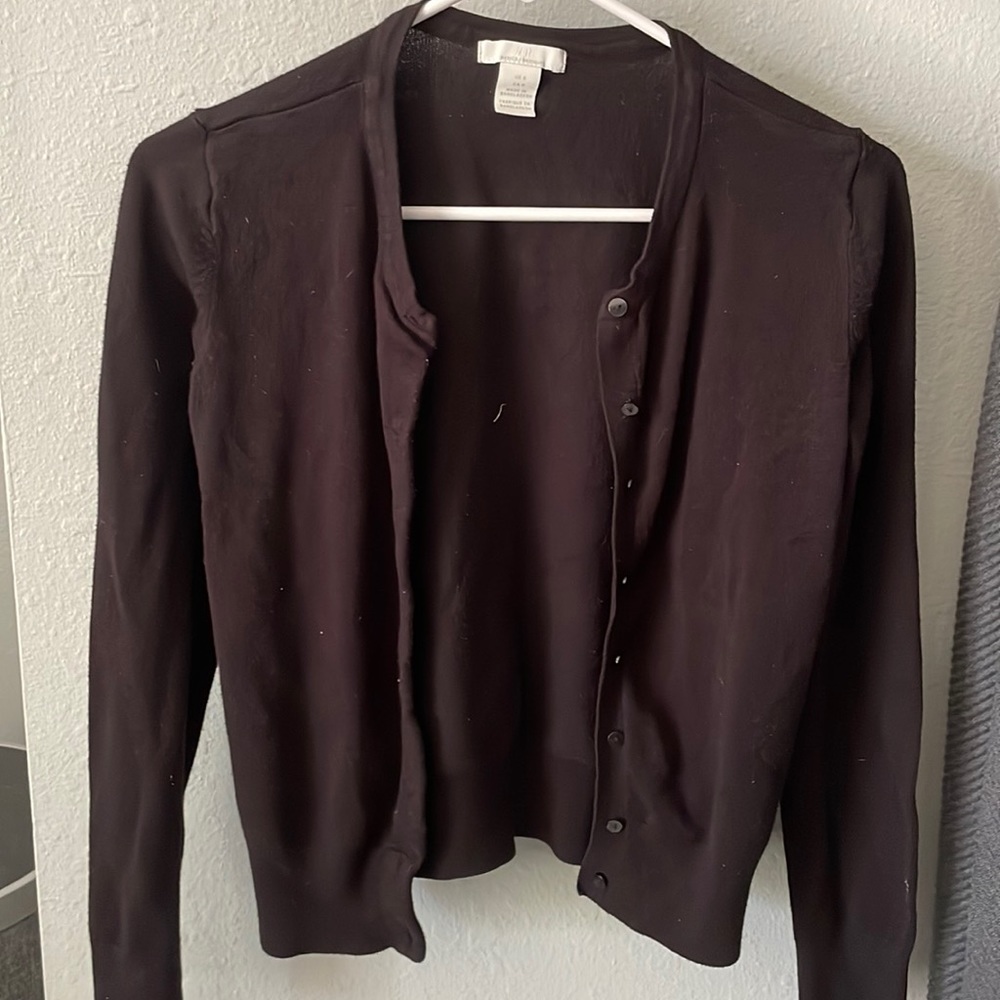 Black cardigan